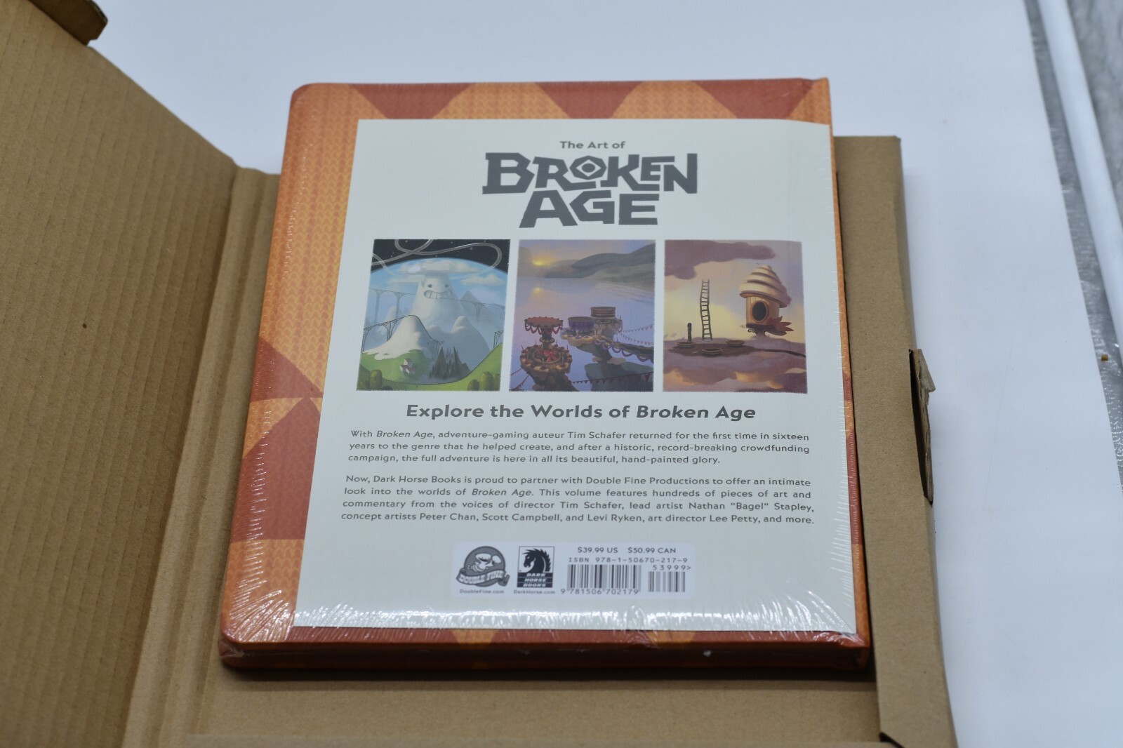 The Art of Broken Age (DARK HORSE) Limited Edition OOP VHTF New Sealed SHIPPER