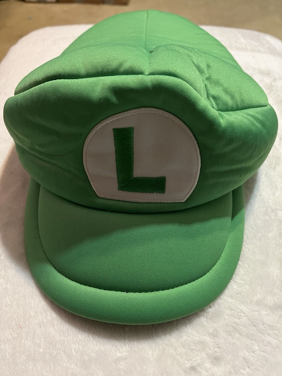 Nintendo Super Mario Series Luigi Green Hat Cap w/ L Patch Luigi Hat 2003