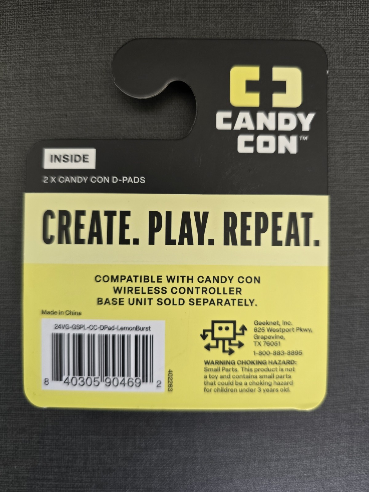 Candy Con Controller D-Pads Lemon Burst