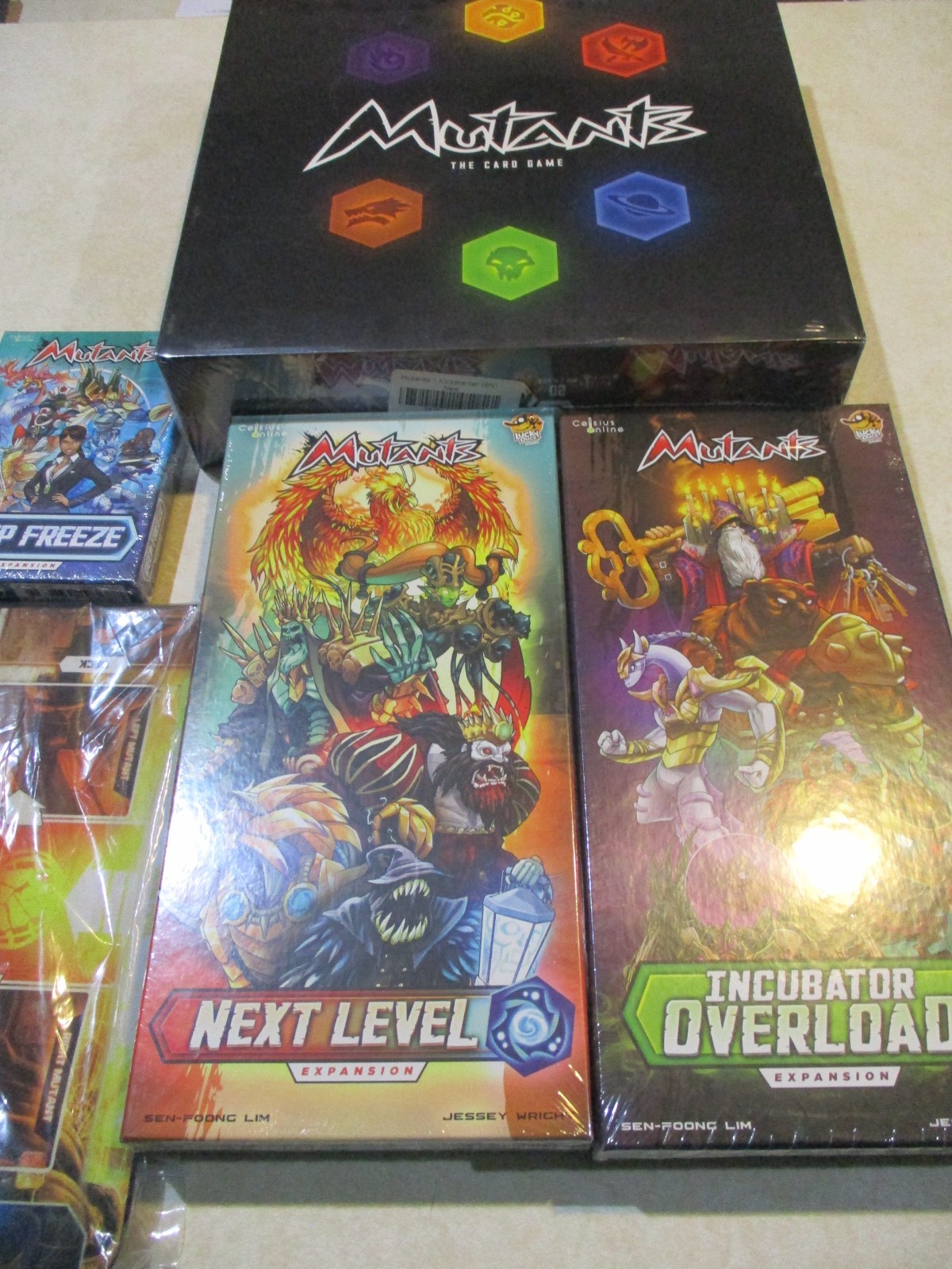 MUTANTS TTHE CARD GAME + multiple extensions NEW SEALED. LOT