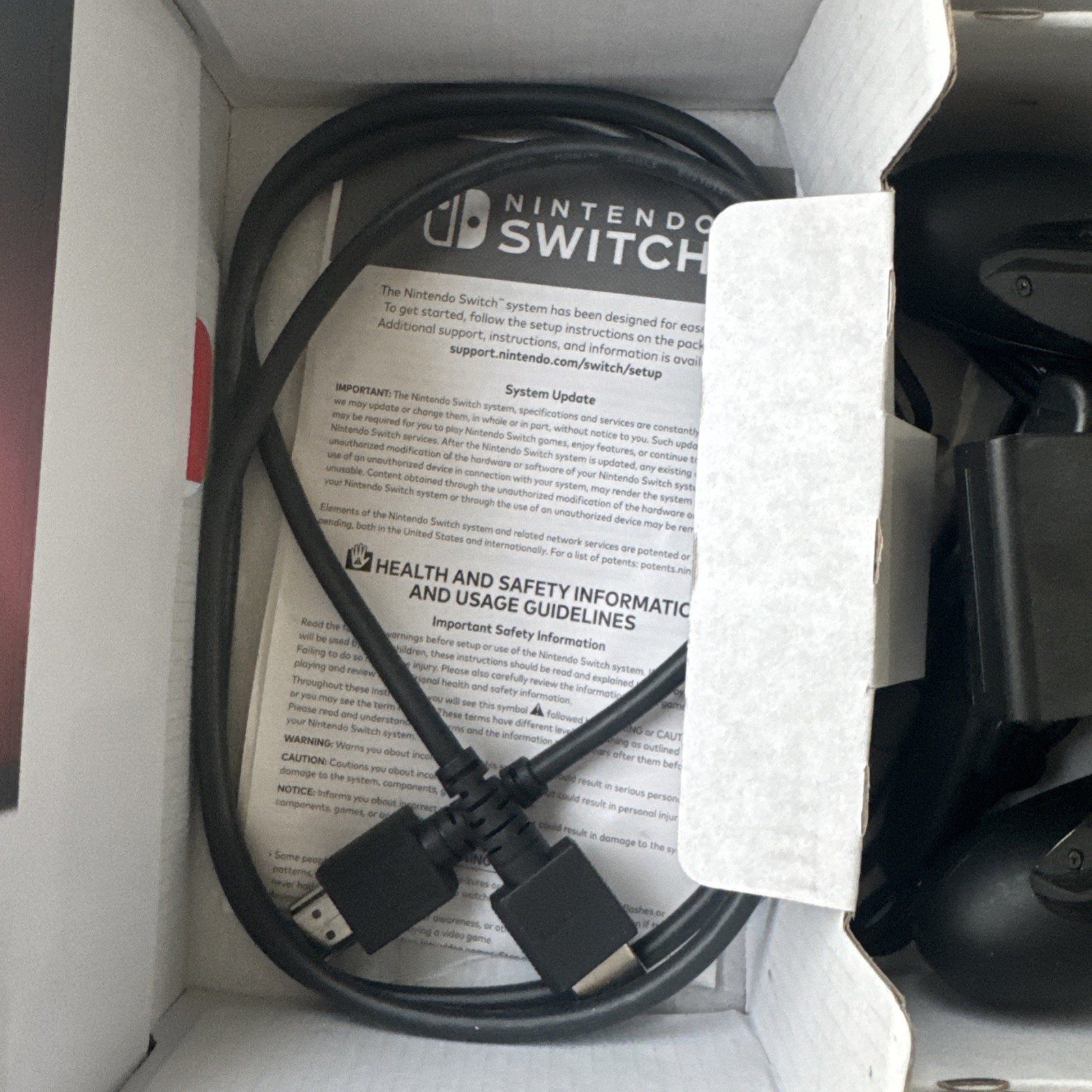 Nintendo Switch Console Neon Blue & Red HAC-001 POTENTIALLY UNPATCHED CIB
