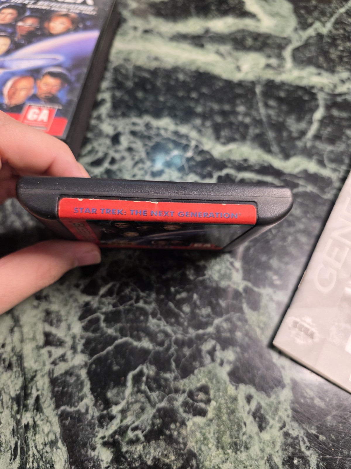 Star Trek The Next Generation Echoes From the Past (Sega Genesis, 1994) Complete