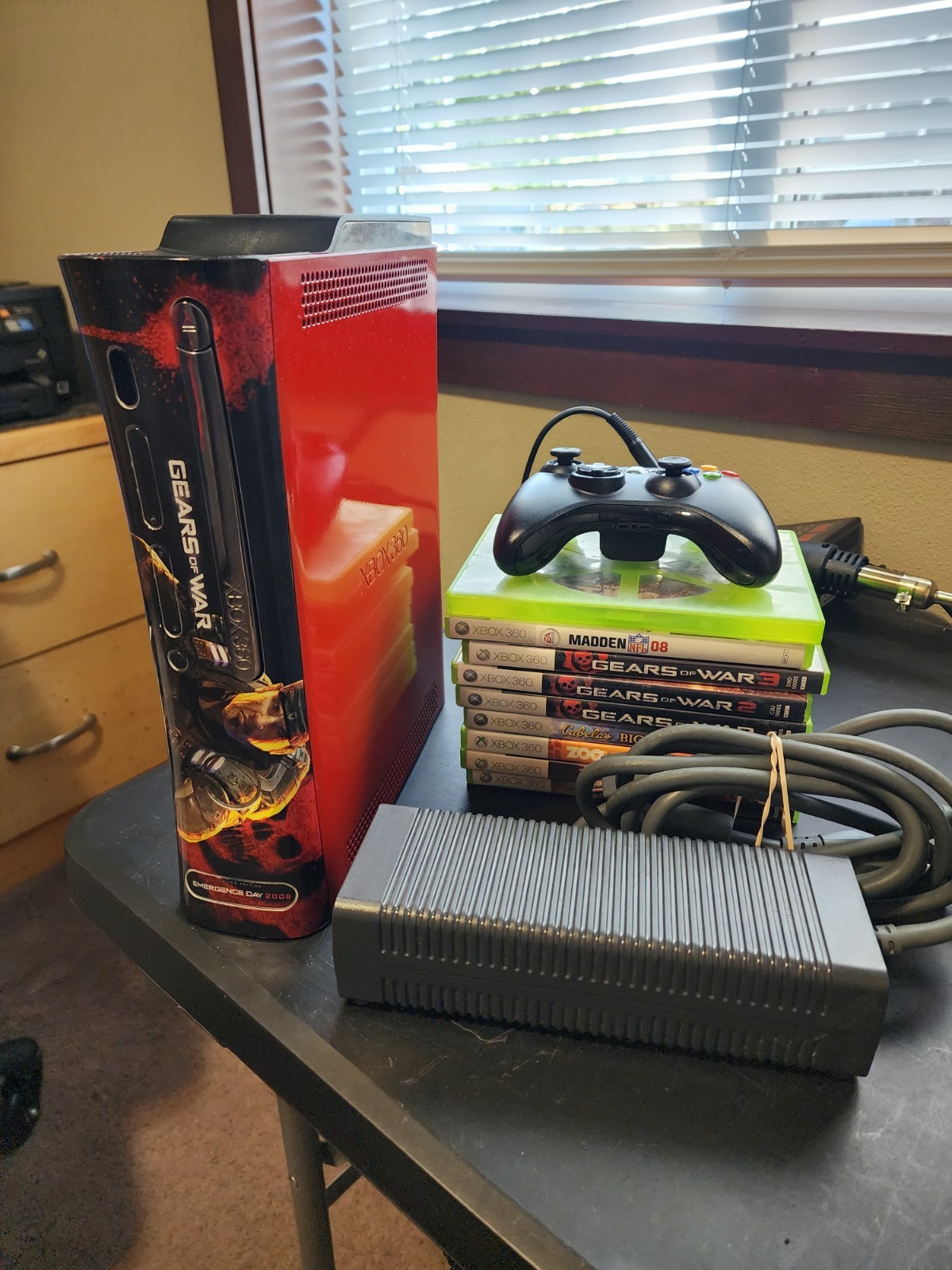 Xbox 360 Elite 120GB Custom read Tested Working Read Description