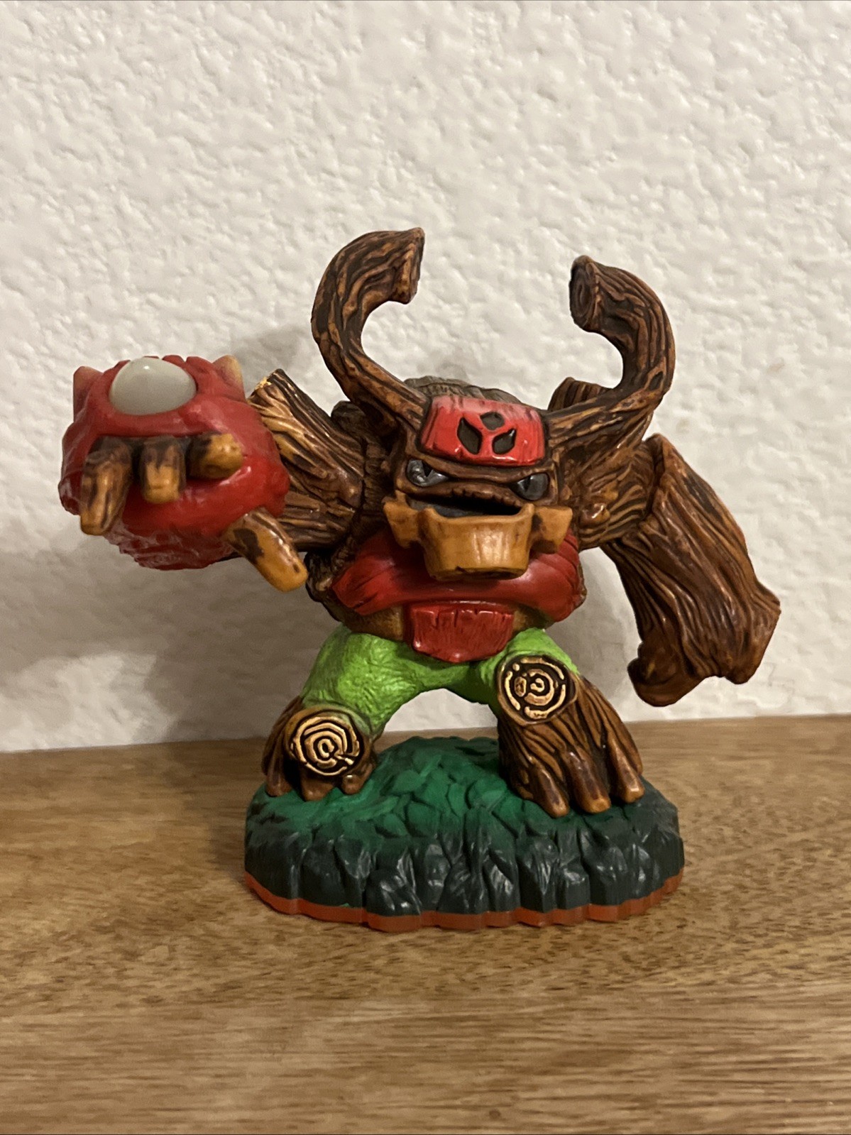 Skylanders Giants Gnarly Tree Rex 4” Figure Orange PVC ACTIVISION