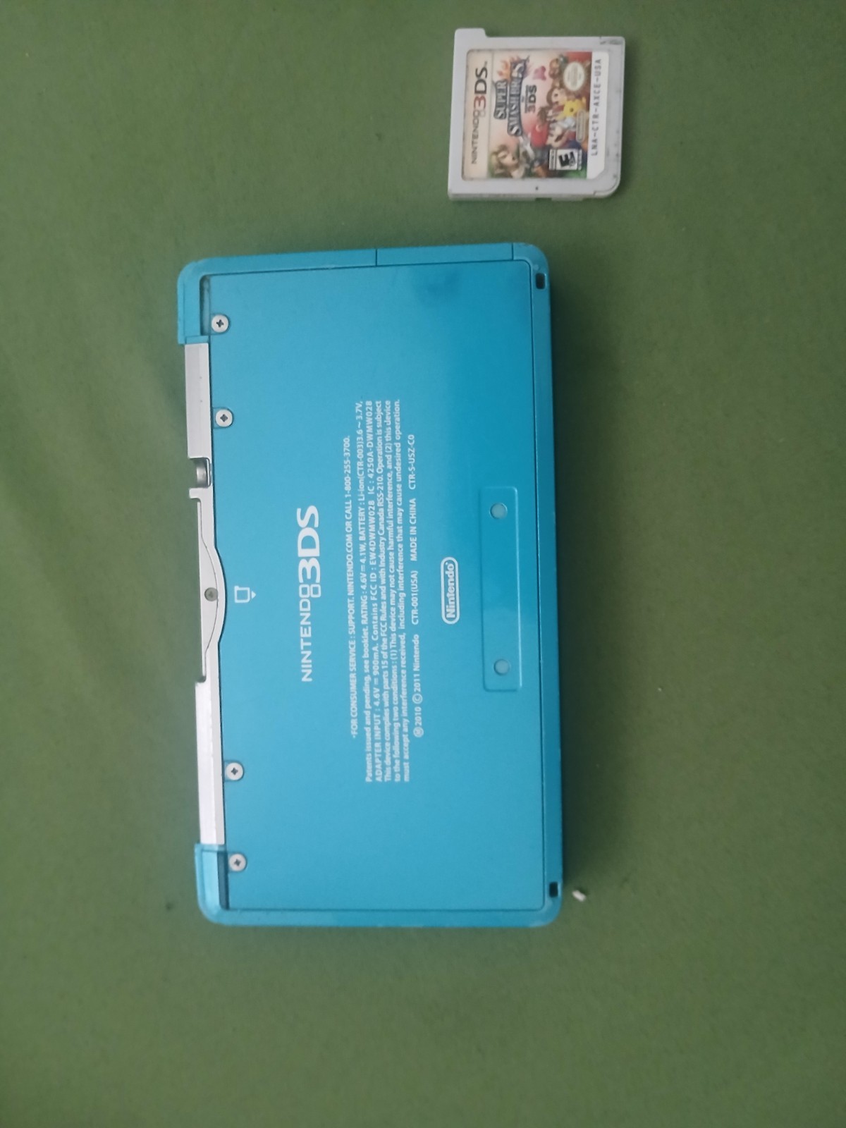 Nintendo 3DS Handheld System – Aqua Blue