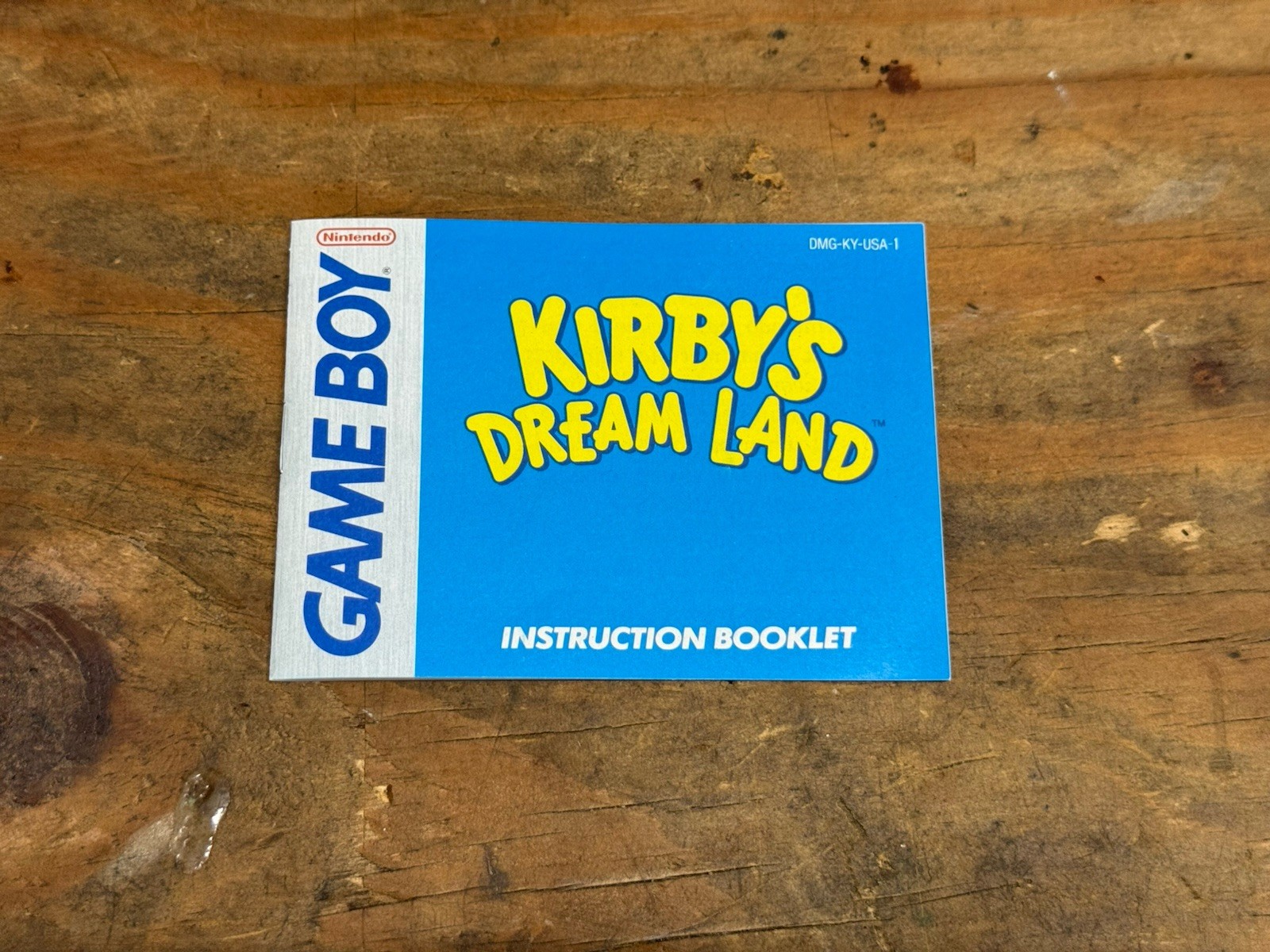 Kirby’s Dream Land Manual Booklet- Game Boy- Authentic- MANUAL ONLY!