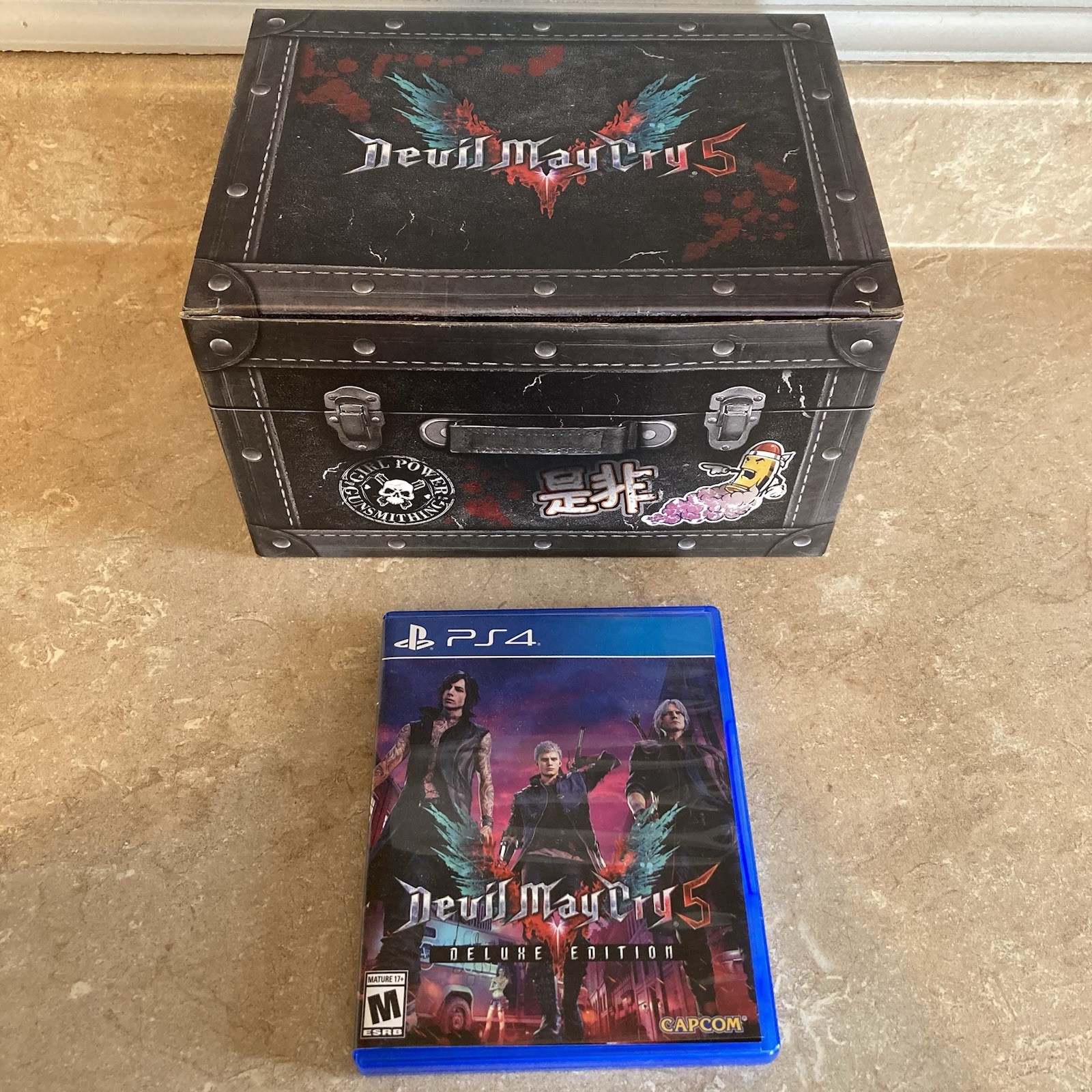 Devil May Cry 5 Collector’s Edition With Game Motor Home Replica Art Book More