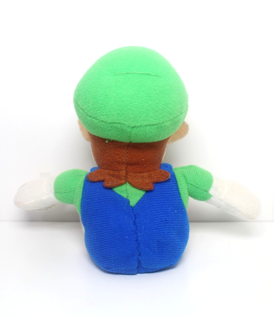 Vintage Nintendo 64 Luigi Beanbag Plush Doll + Hang & Tush Tag (BD&A, 1997)