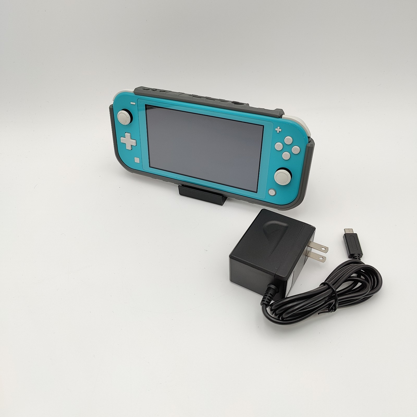 Nintendo Switch Lite Turquoise Blue With Charger and Case