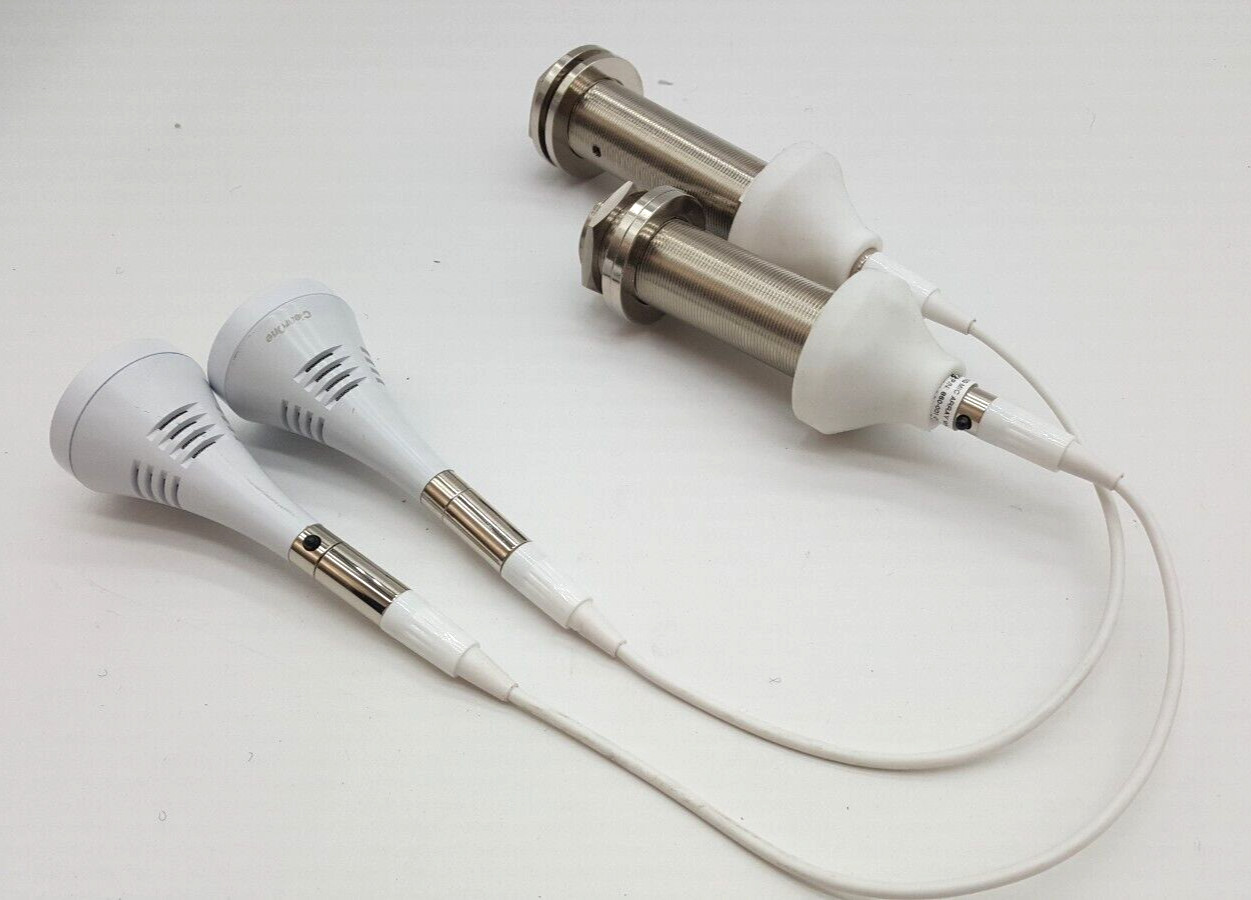 Lot of (2) Clear One 860-001-013-W Conferencing Ceiling Microphones