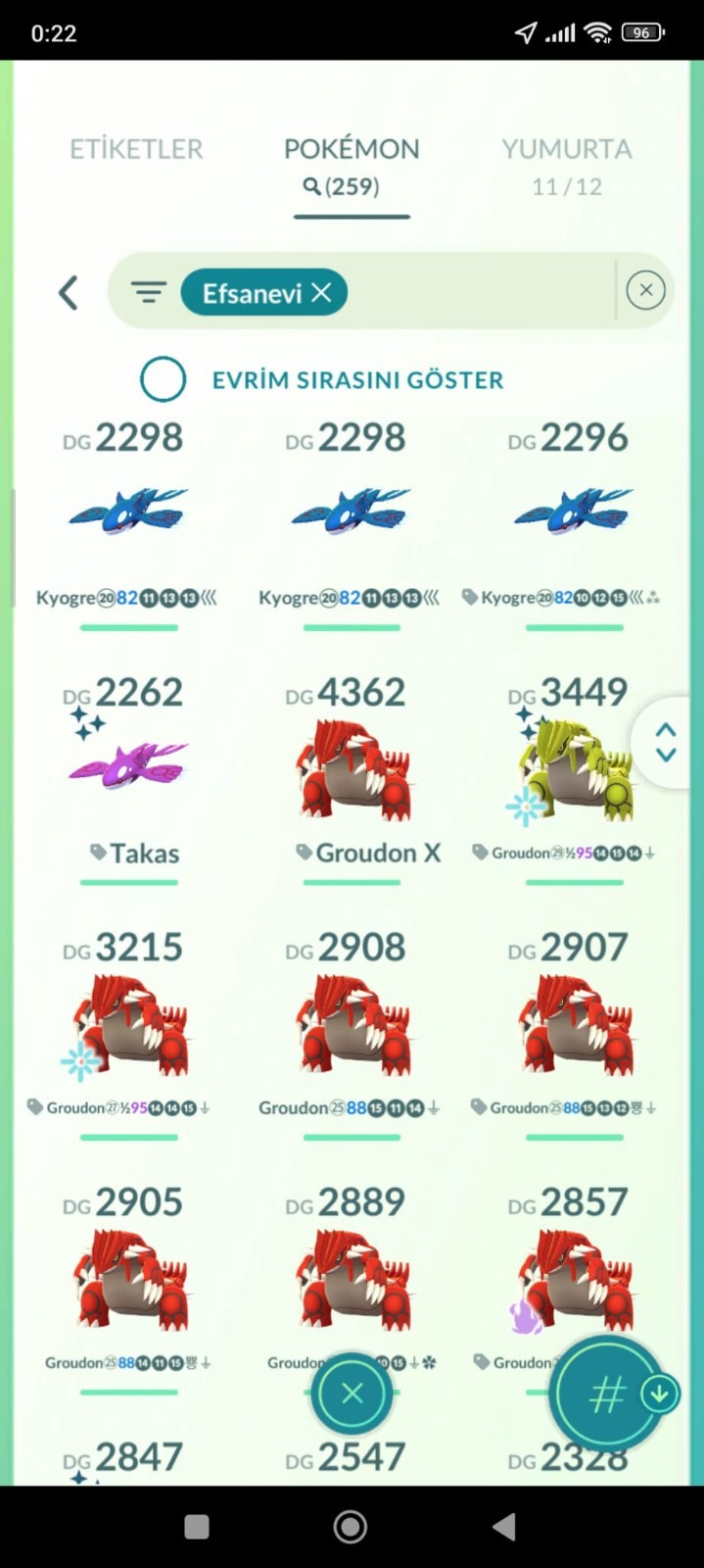 Pokémon Go Acc level 72 lvl – Hundo Shaymin 100iv – iv100 10 Legend