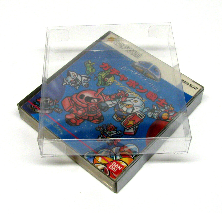 25x NINTENDO DISK SYSTEM CIB GAME – CLEAR PROTECTIVE BOX PROTECTOR SLEEVE CASE