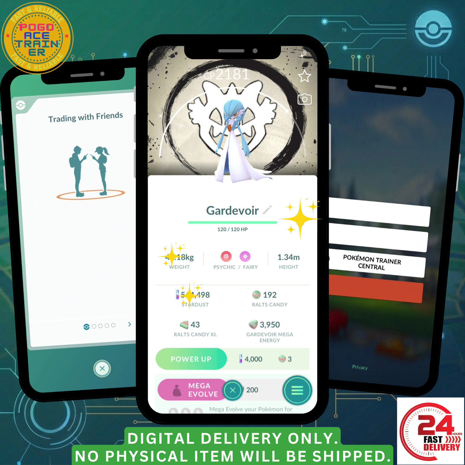 [✨SpecialBG✨] Shiny Gardevoir – GO Fest 2026 Special BG ✨FAST24hDelivery✨