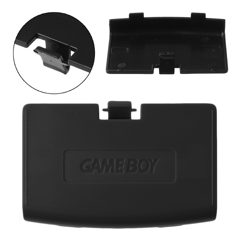 Battery Cover for Nintendo Game Boy Advance GBA Door Black/Glacier/Fuschia/Clear