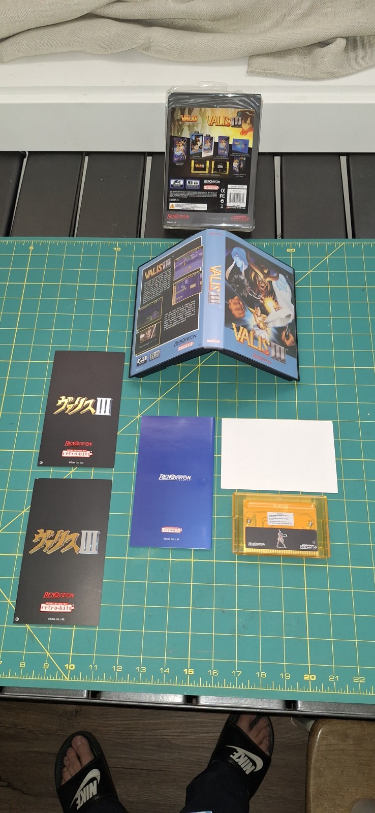 Sega Genesis Retro-Bit 3 Game Lot Mint Valis III, Gleylancer, Megaman Wily Wars