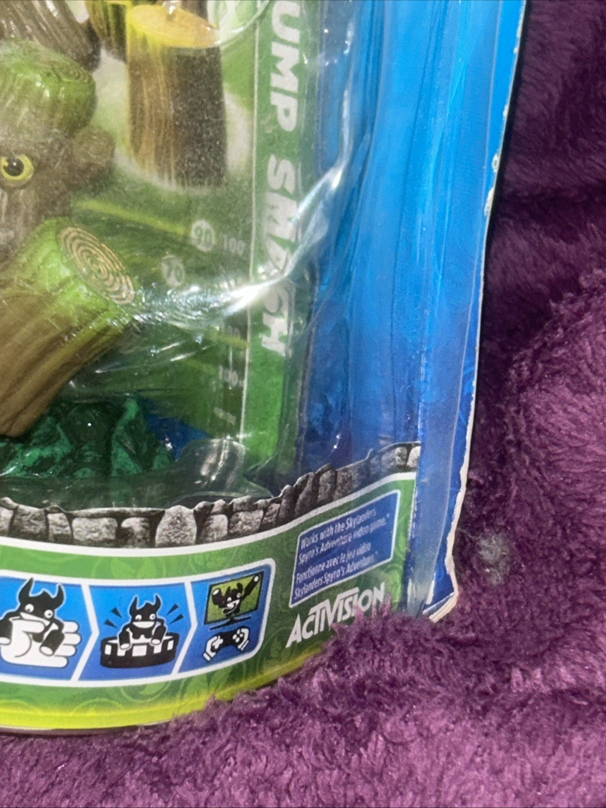Skylanders Spyros Adventure Stump Smash Figure Activision READ Open BOX
