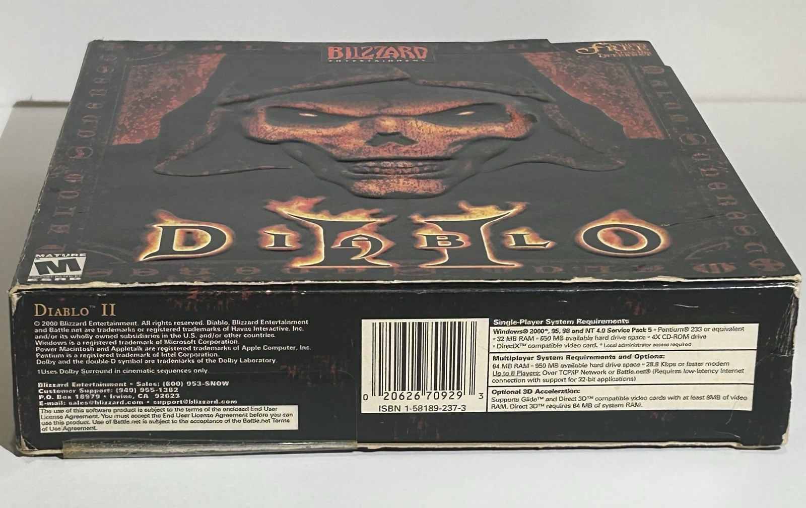 Diablo II – PC ROM 2000’s Release box set Factory Sealed