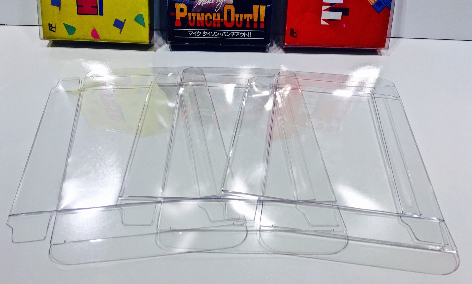 10 Box Protectors For Most (Not All!) FAMICOM Video Games. Clear Cases Sleeves