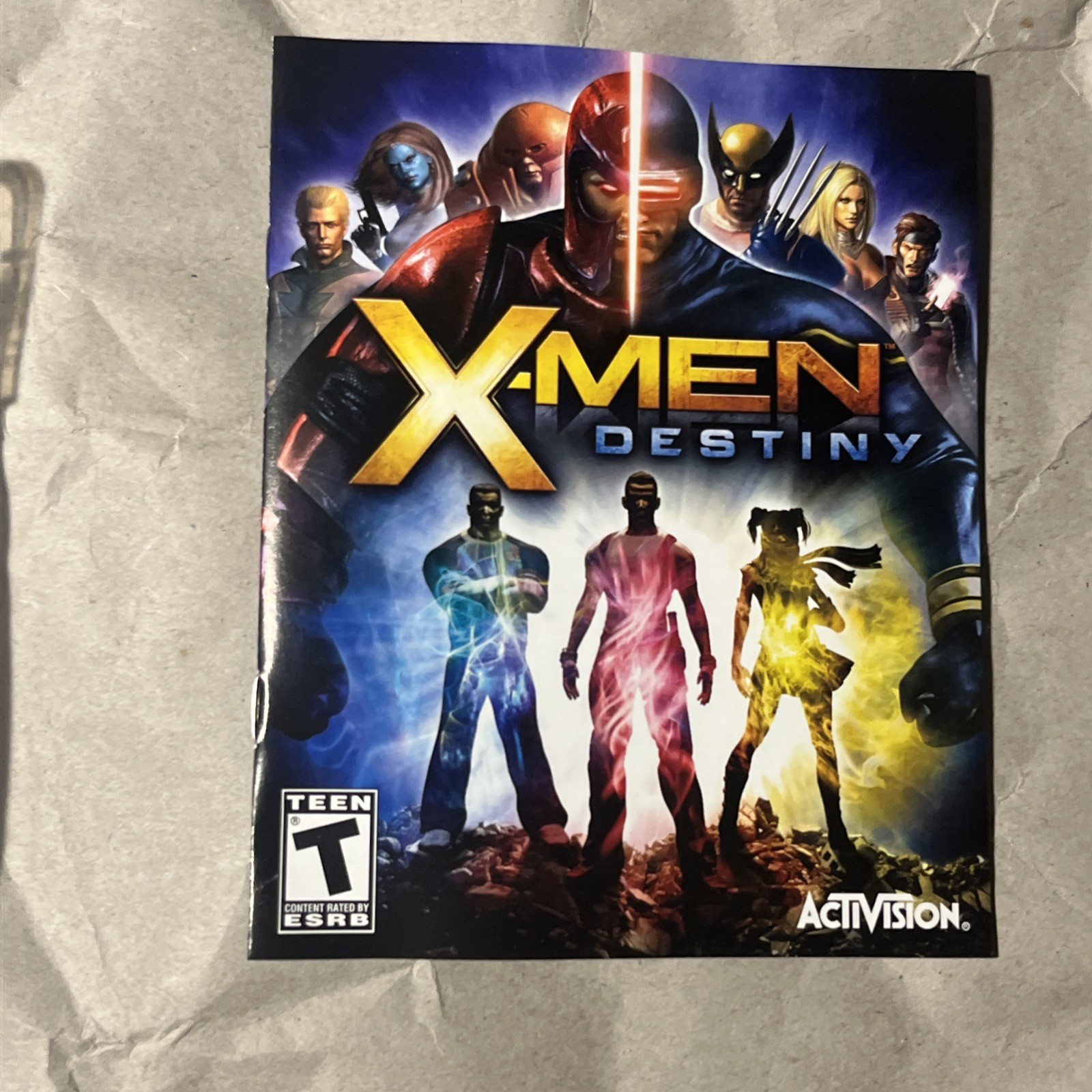 X-Men: Destiny (Sony PlayStation 3, 2011, Tested Working, CIB) Marvel