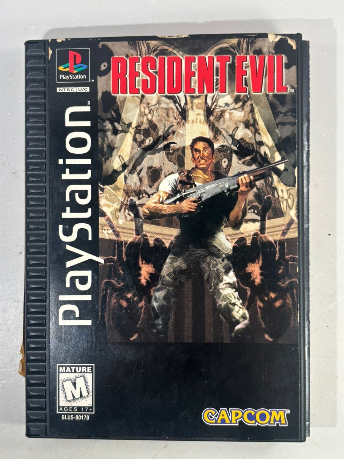 Resident Evil (Sony PlayStation 1, 1996) PS1 CIB Long Box