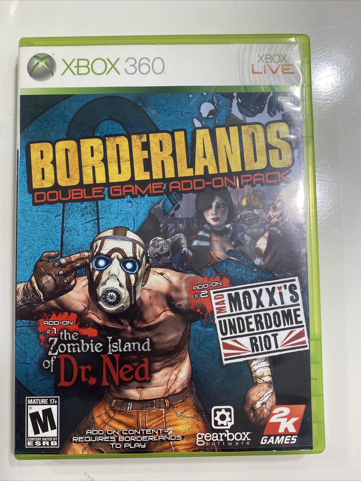 Borderlands Double Add-On Pack: Dr. Ned + Mad Moxxi (Xbox 360, 2009)
