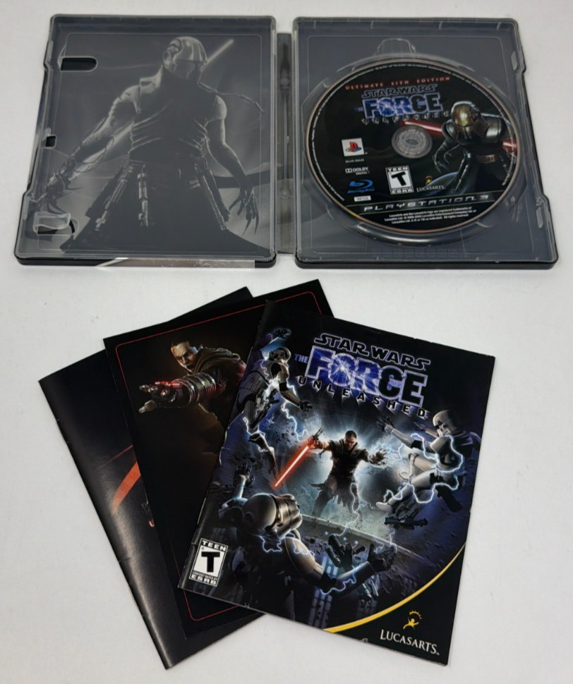 Star Wars Force Unleashed Ultimate Sith Edition PlayStation 3 Complete In Box!