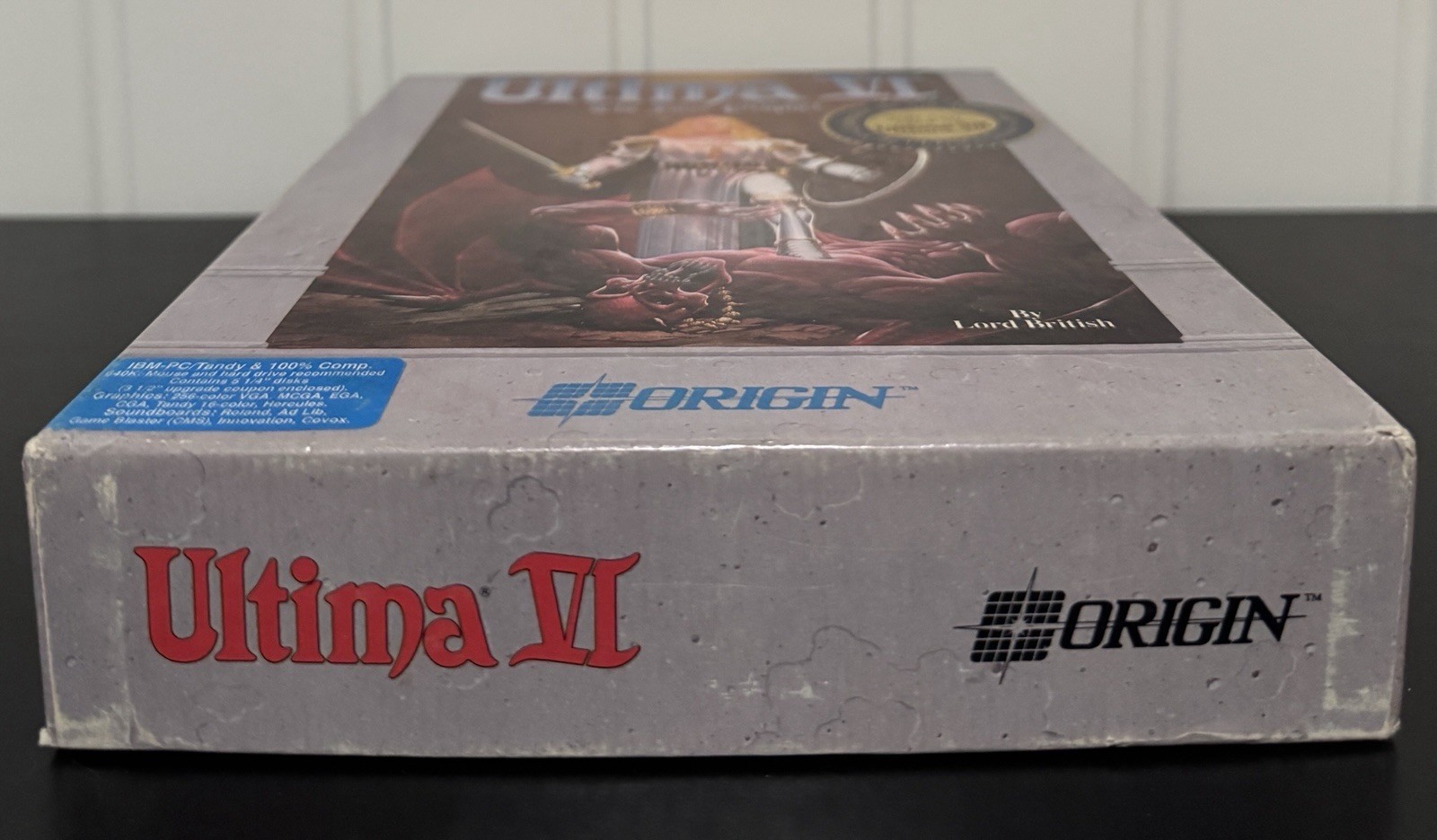 Vintage Ultima VI The False Prophet PC CIB w/ Map Manuals Disks + 1990 Receipt