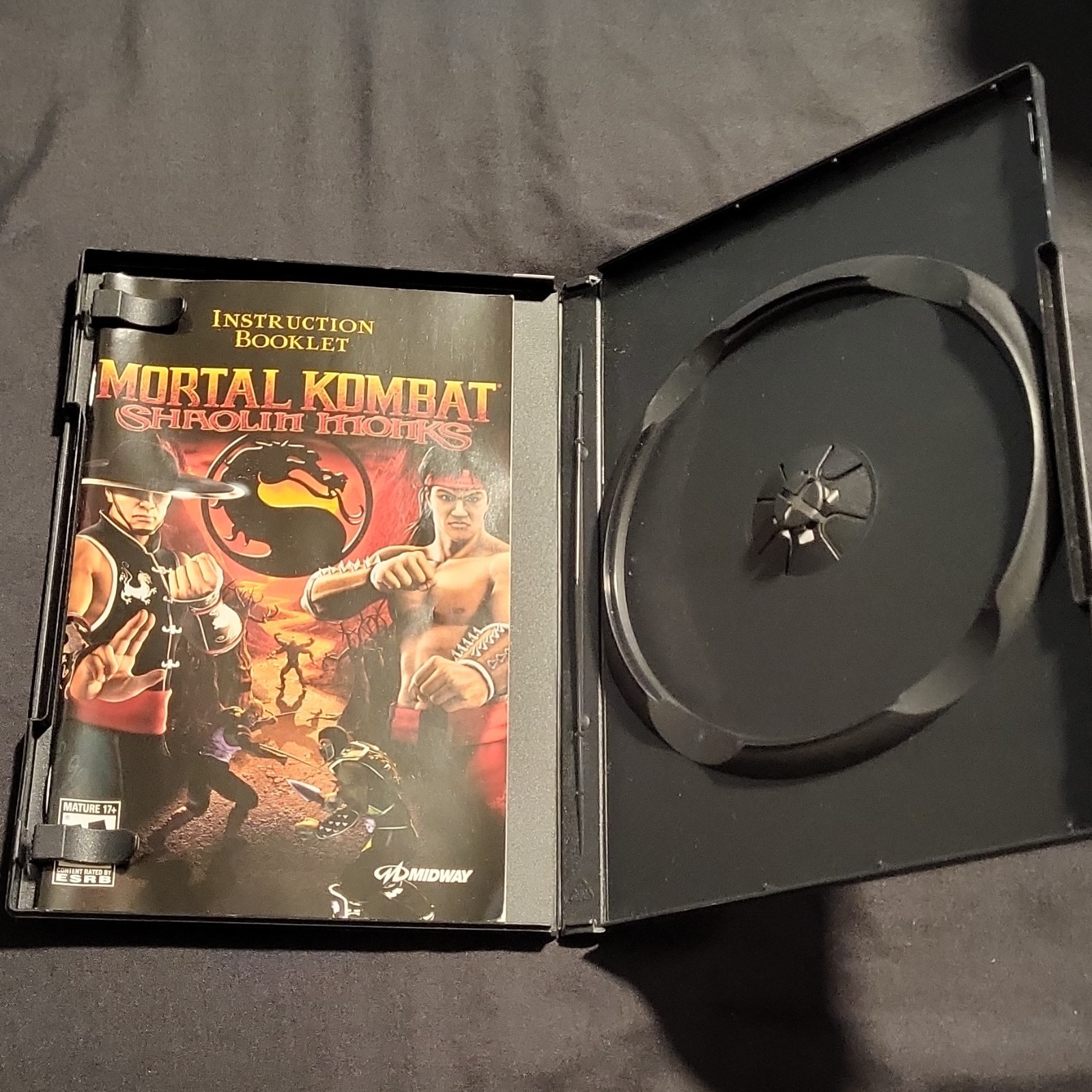 Midway Mortal Kombat: Shaolin Monks PS2 Manual Included Multiplayer NTSC-U/C