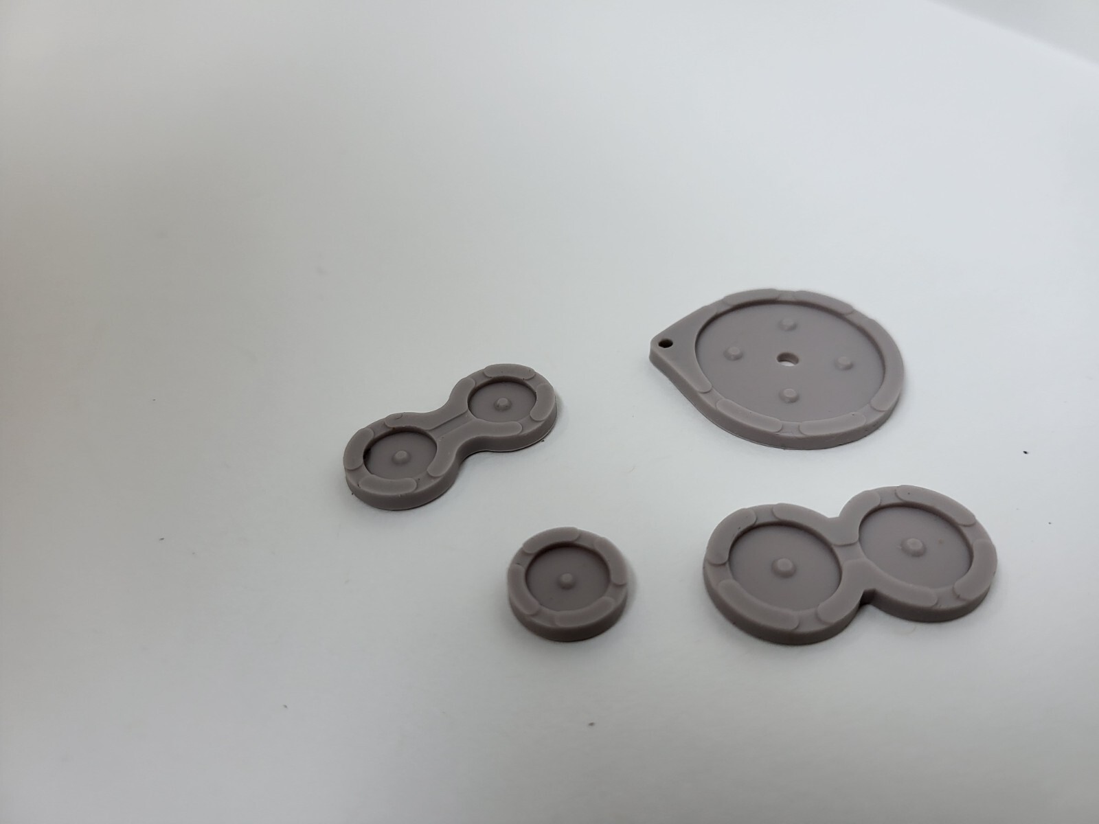 Rubber + Plastic Buttons Contacts Conductive Silicon Pads for Gameboy Advance SP