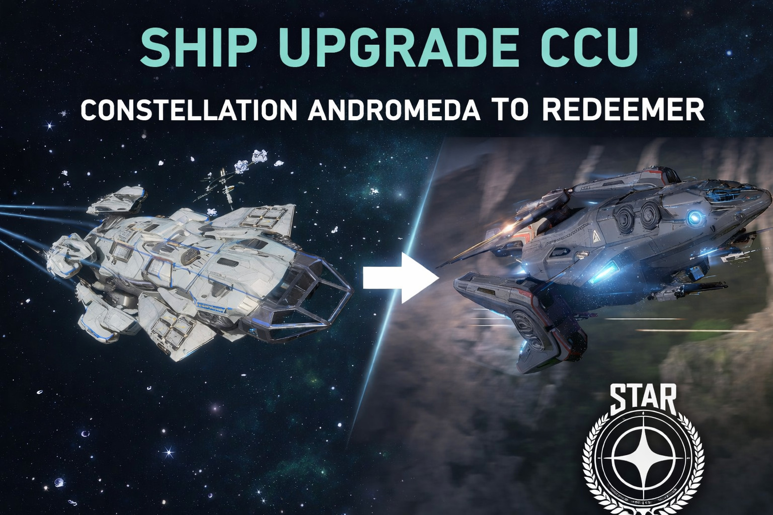 STAR CITIZEN – CONSTELLATION ANDROMEDA TO AEGIS REDEEMER UPGRADE – (CCU)