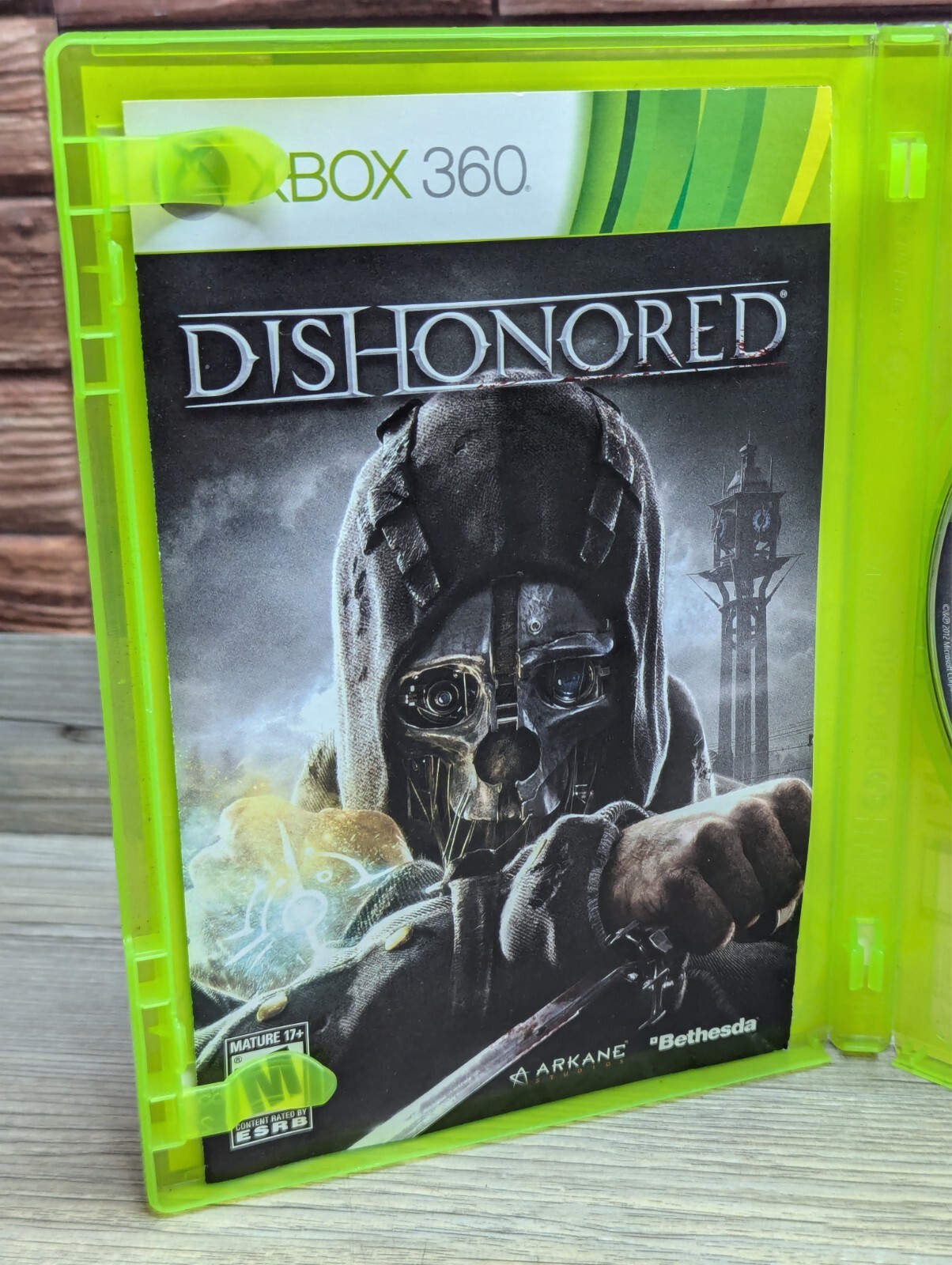 XCOM: Enemy Unknown & Dishonored Platinum Hits Xbox 360 CIB Case Manual Disk