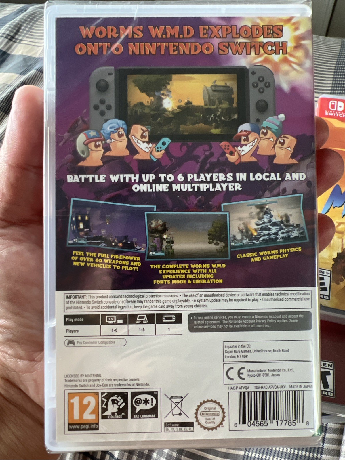 Worms W.M.D WMD Super Rare Games #6 Nintendo Switch