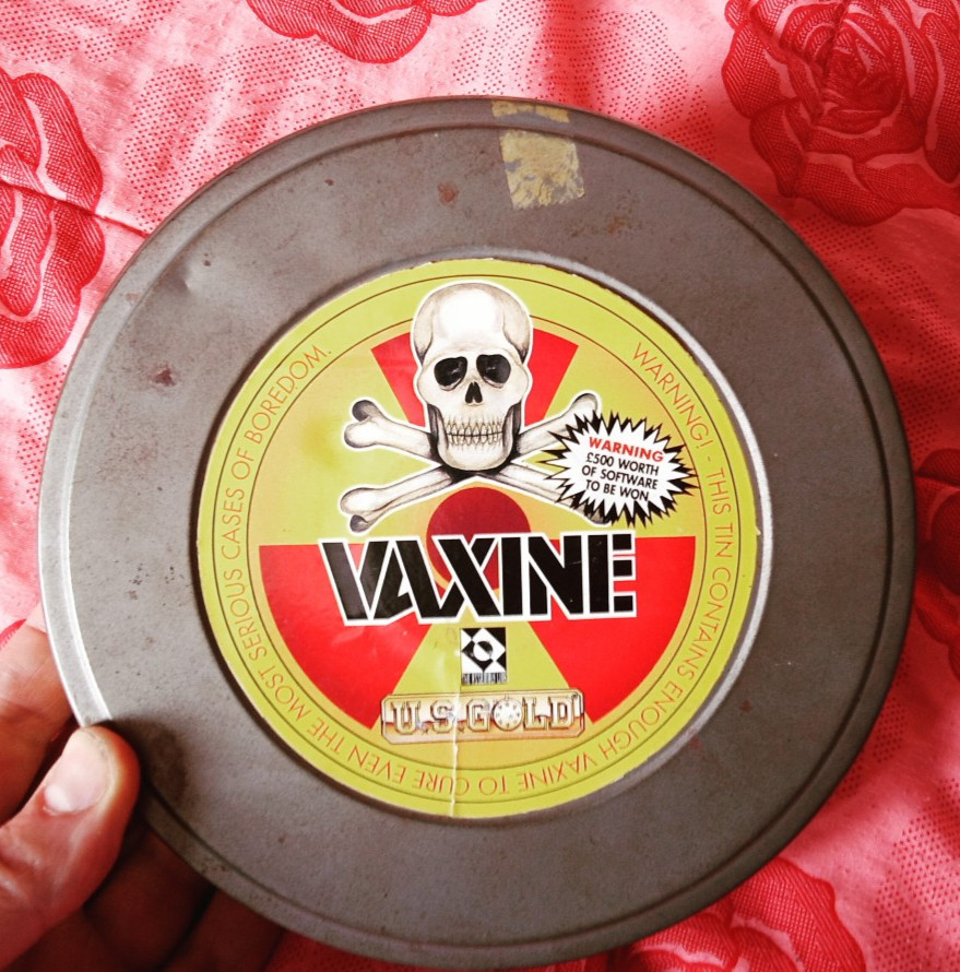 Vaxine – Commodore Amiga A500 / A1000 / A2000 Series – U.S. 1990 GOLD video game