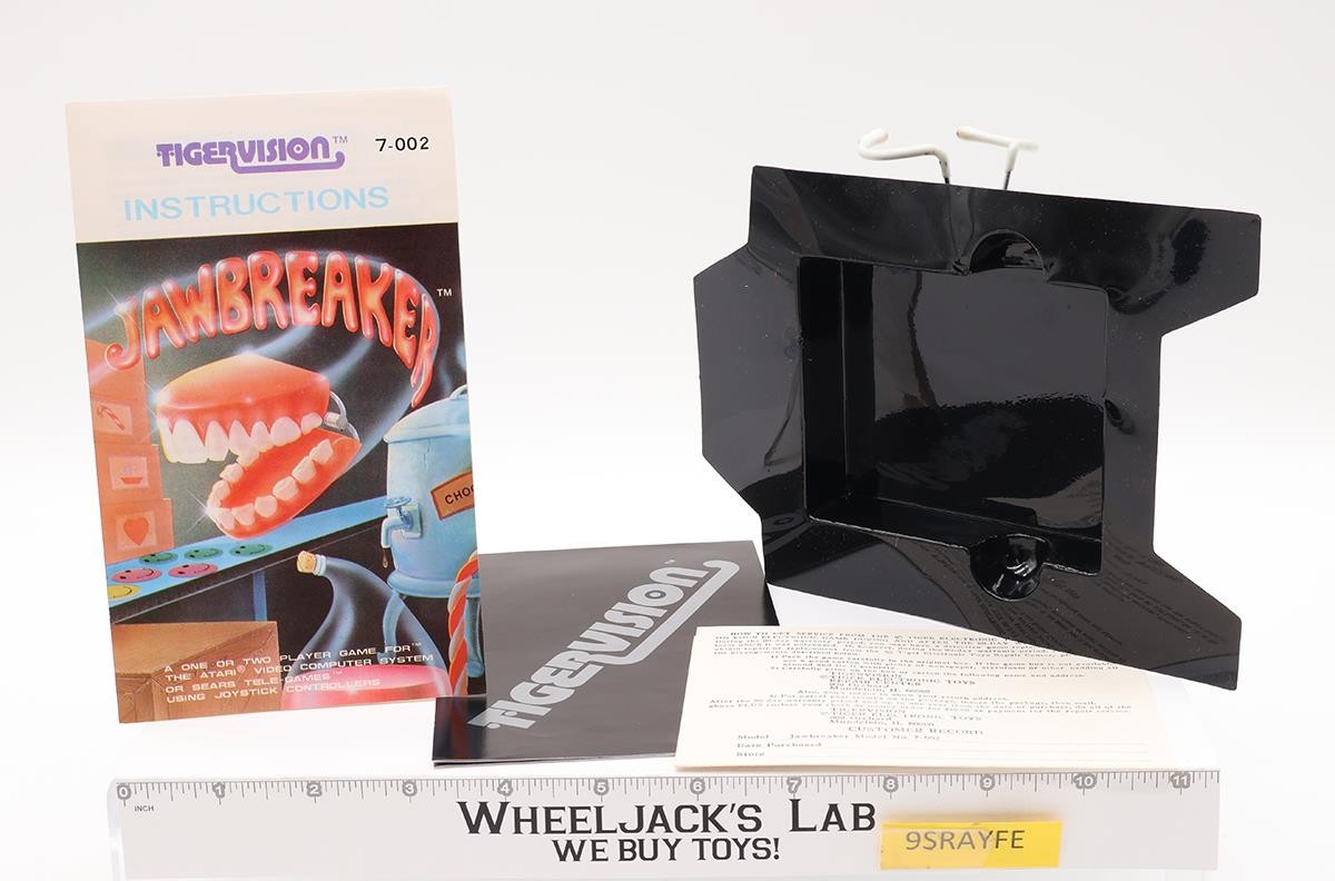 Jawbreaker W/ Box + Manual Atari 2600 1982 TigerVision Vintage Game Cartridge