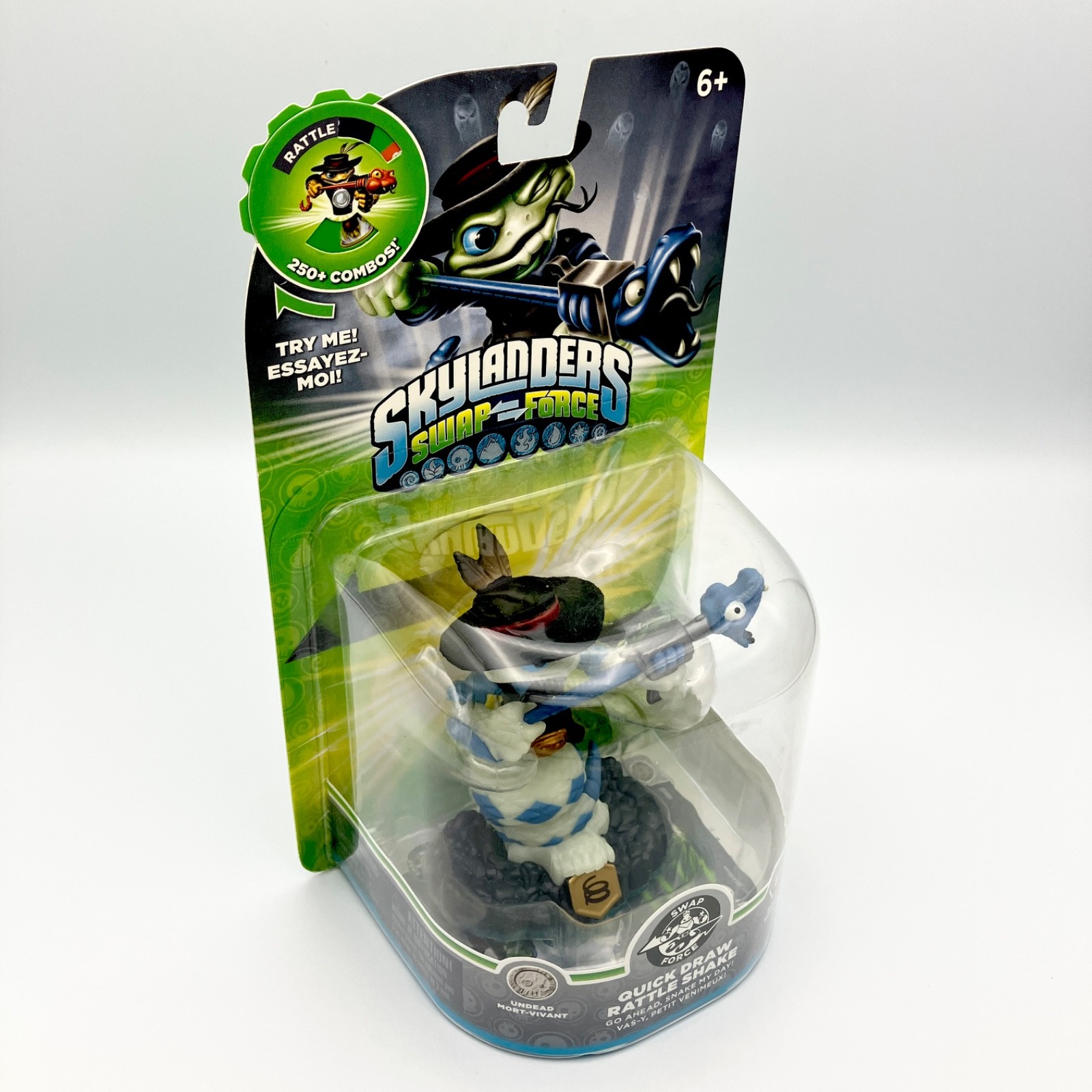 Skylanders Swap Force Quick Draw Rattle Shake Glow in the Dark Figure NEW SEALED