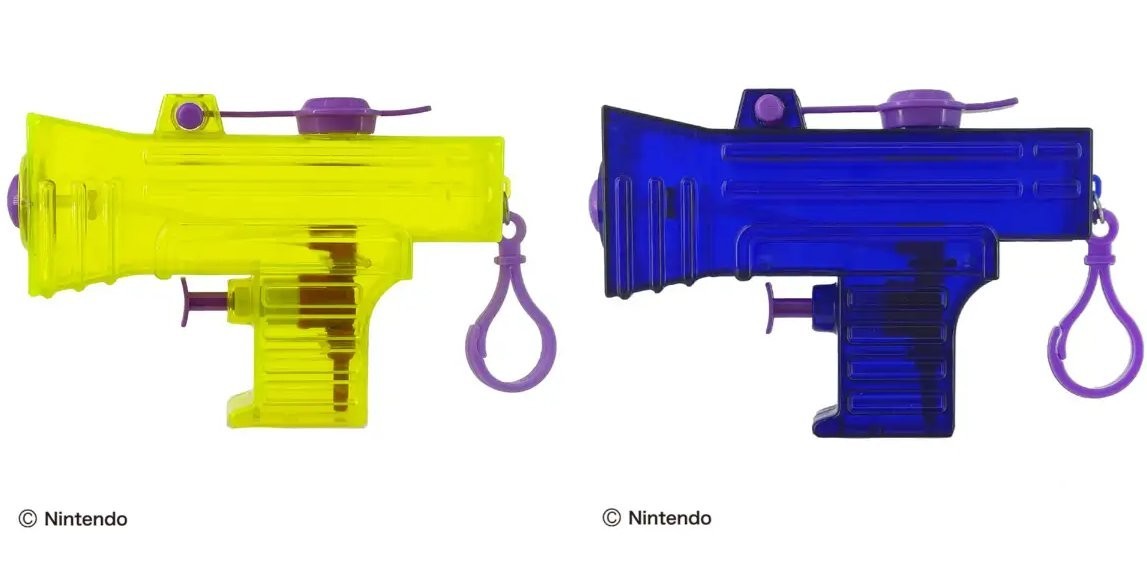 2026 Splatoon 3 Wakaba Shooter Set of 2 YELLOW & BLUE Water Gun Charm Nintendo