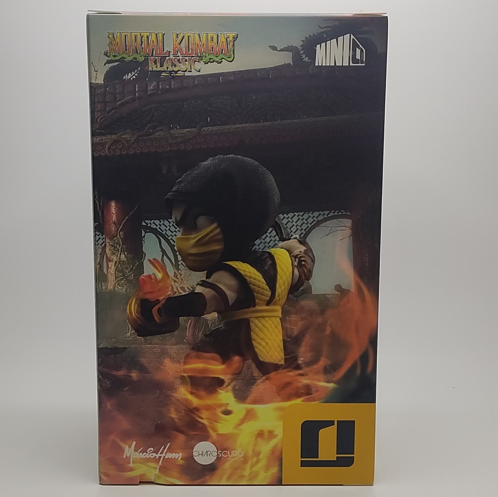 Iron Studios MiniCo Mortal Kombat Klassic Scorpion 3.4in Vinyl Figure 2024