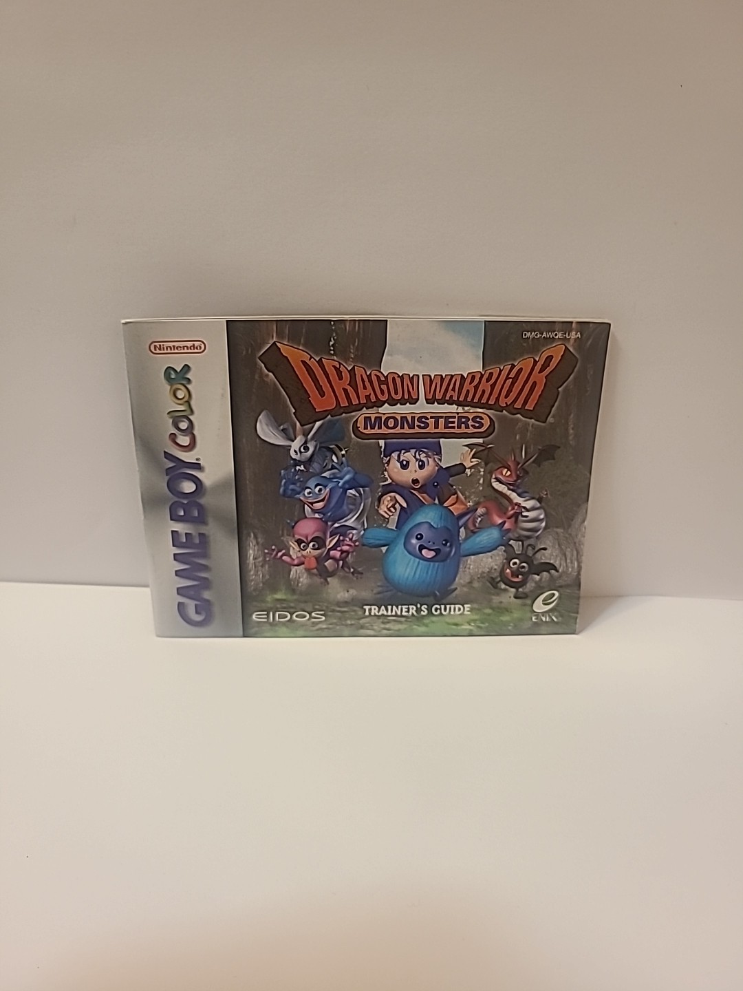 Dragon Warrior Monsters Nintendo Game Boy Color Instruction Manual