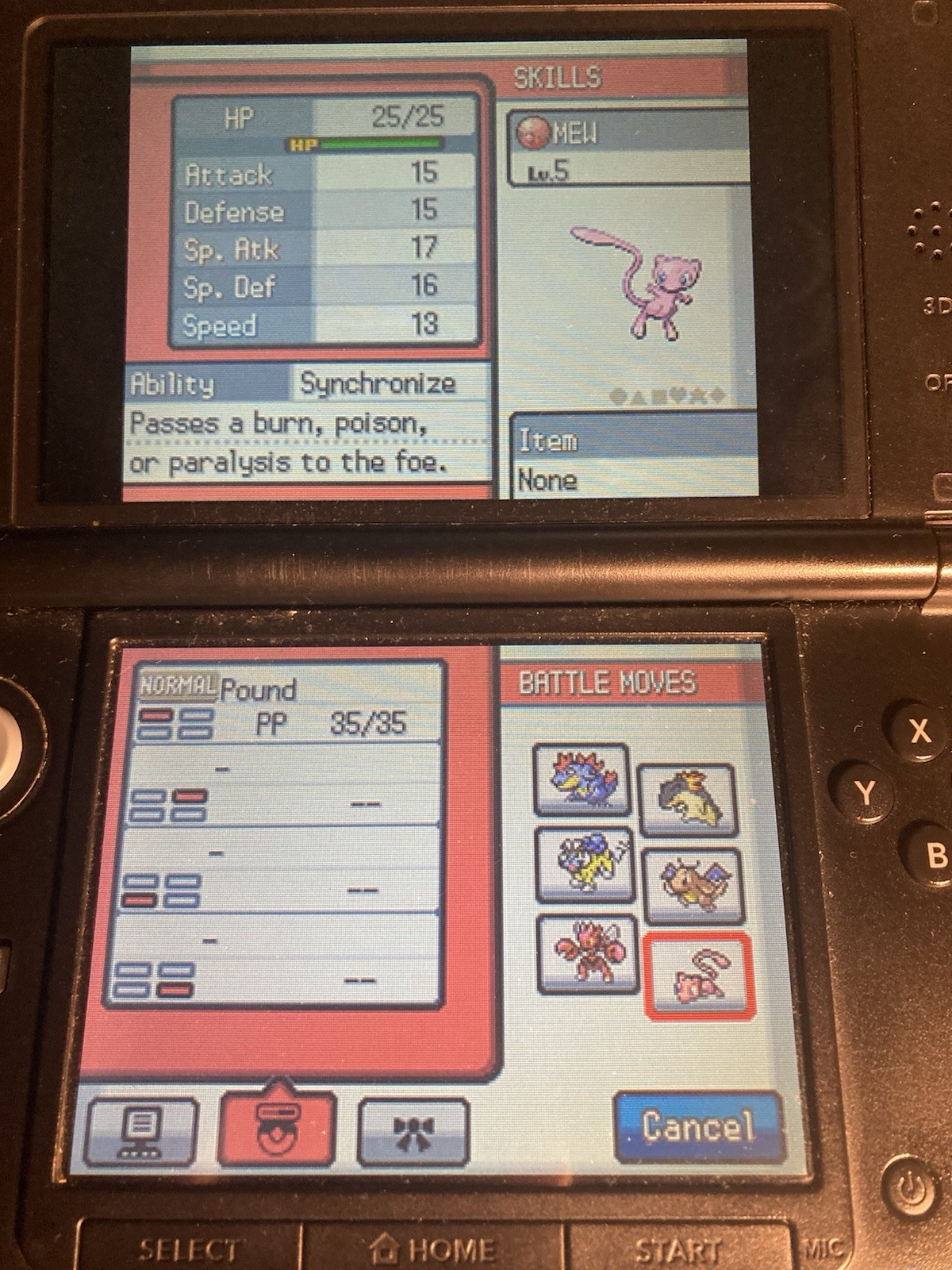 Pokemon FAL2010 Mew Authentic Event 10th Anniversary HGSS