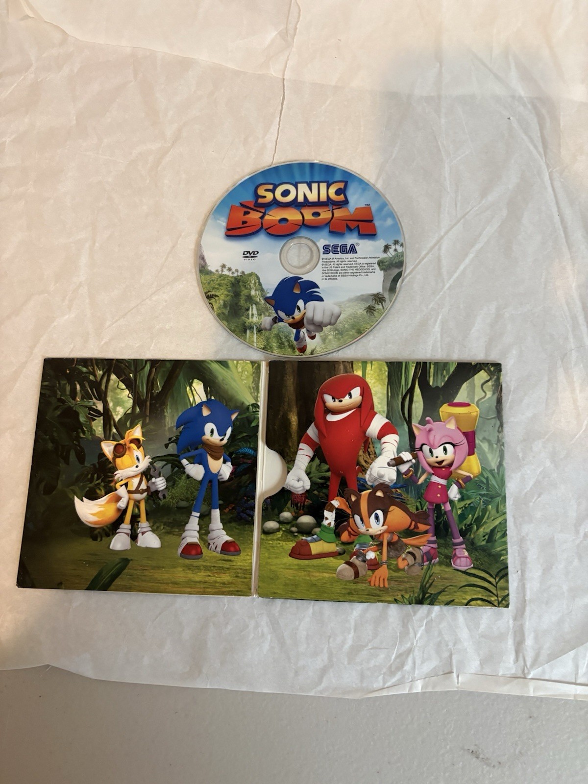 Sega Sonic Boom DVD Shadow & Metal Sonic