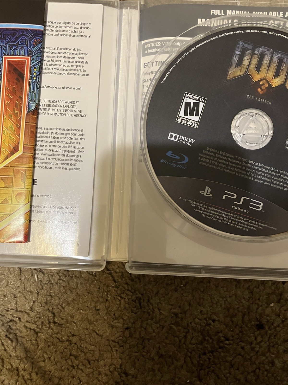 Authentic & Tested Doom 3 BFG Edition – Sony PlayStation 3, Cib, Works, Read