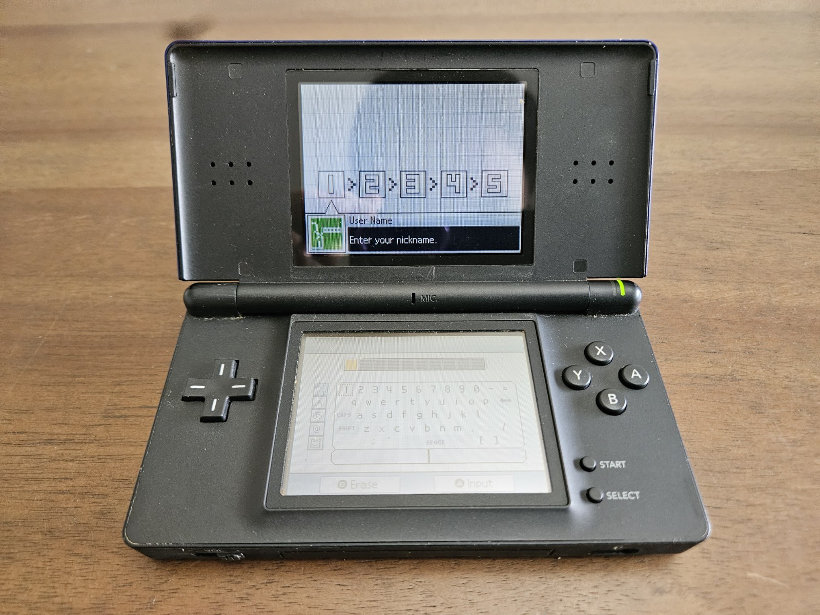 Nintendo DS Lite Blue Console Bubdle W/Charger & 13 GBA Game Cartridges *Tested