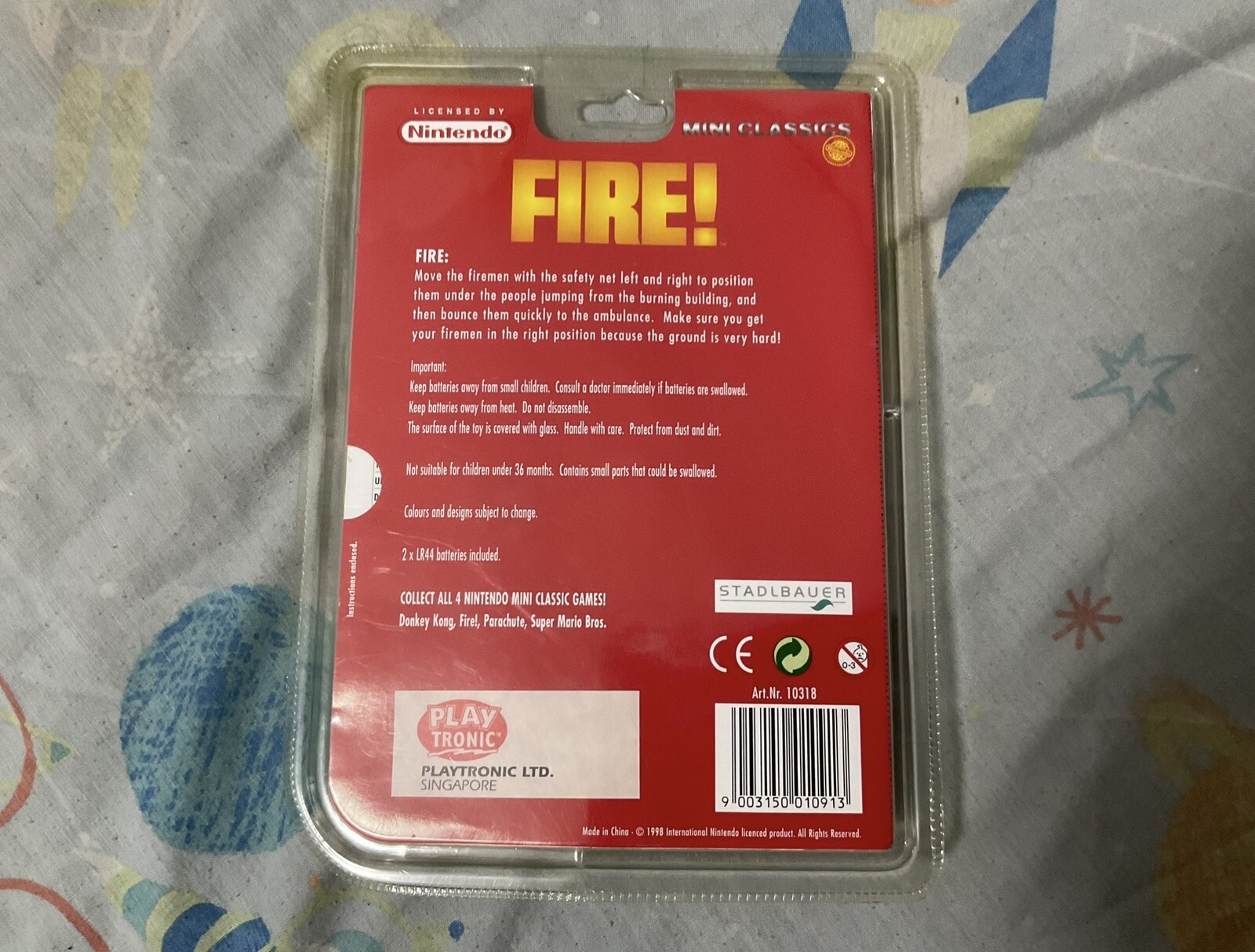 Nintendo Mini Classic Fire Play Tropic Singapore Distributor Sealed Very Rare