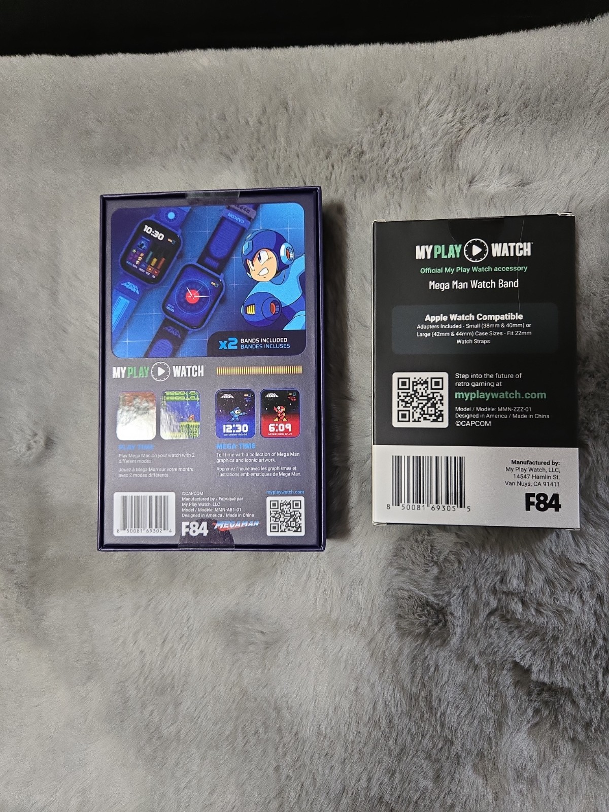 Mega Man Retro Play Watch Bundle with Bonus Band NEW