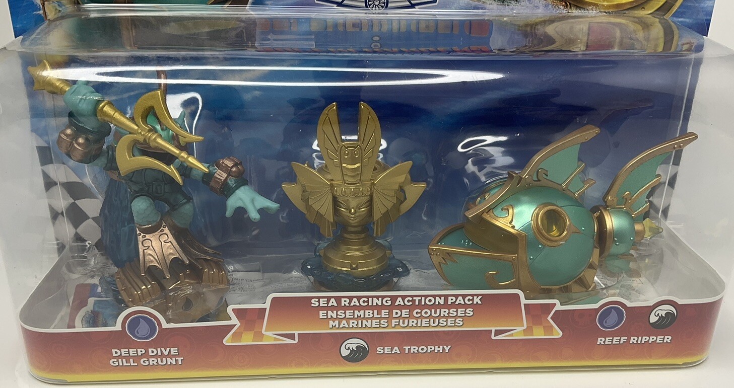 NEW Skylanders SuperChargers Deep Dive Gill Grunt Sea Trophy Reef Ripper