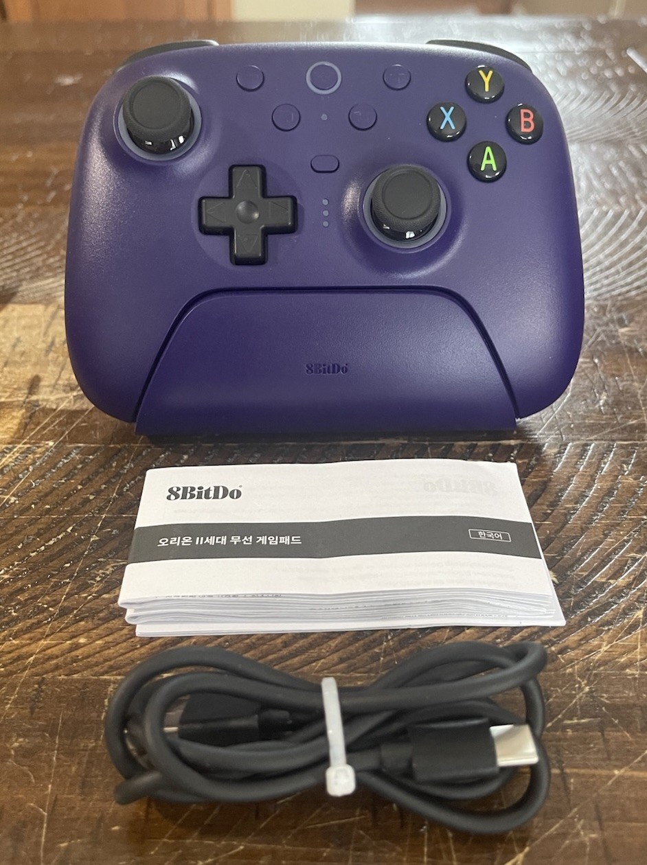 8BitDo Ultimate 2 Wireless Controller/Charging Dock for Windows/Android – Purple