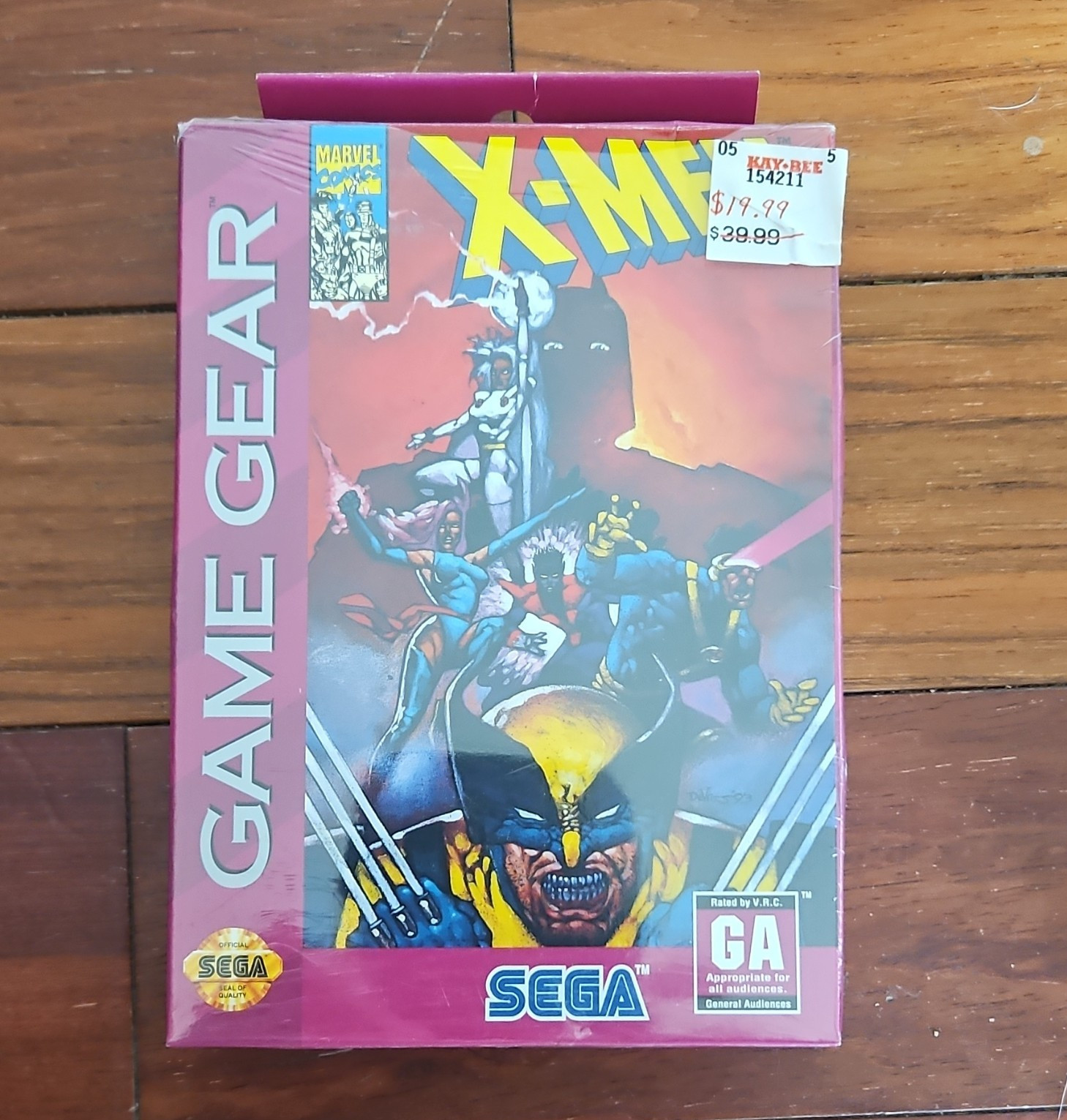 X-Men (Marvel Comics) Case/Box Only – Sega Game Gear Action & Adventure GA