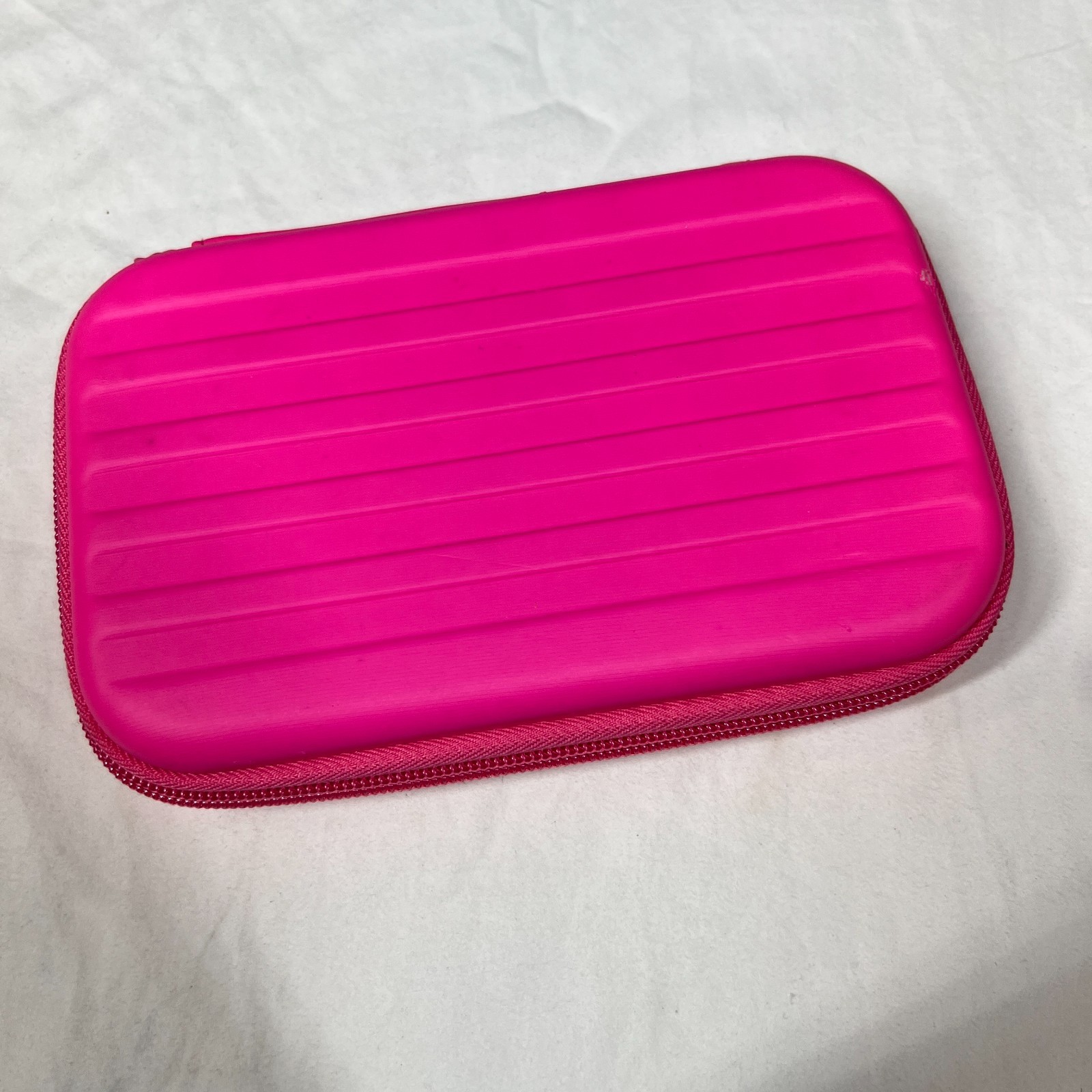 Nintendo 3DS Travel Case Pink Zip Pouch Unbranded