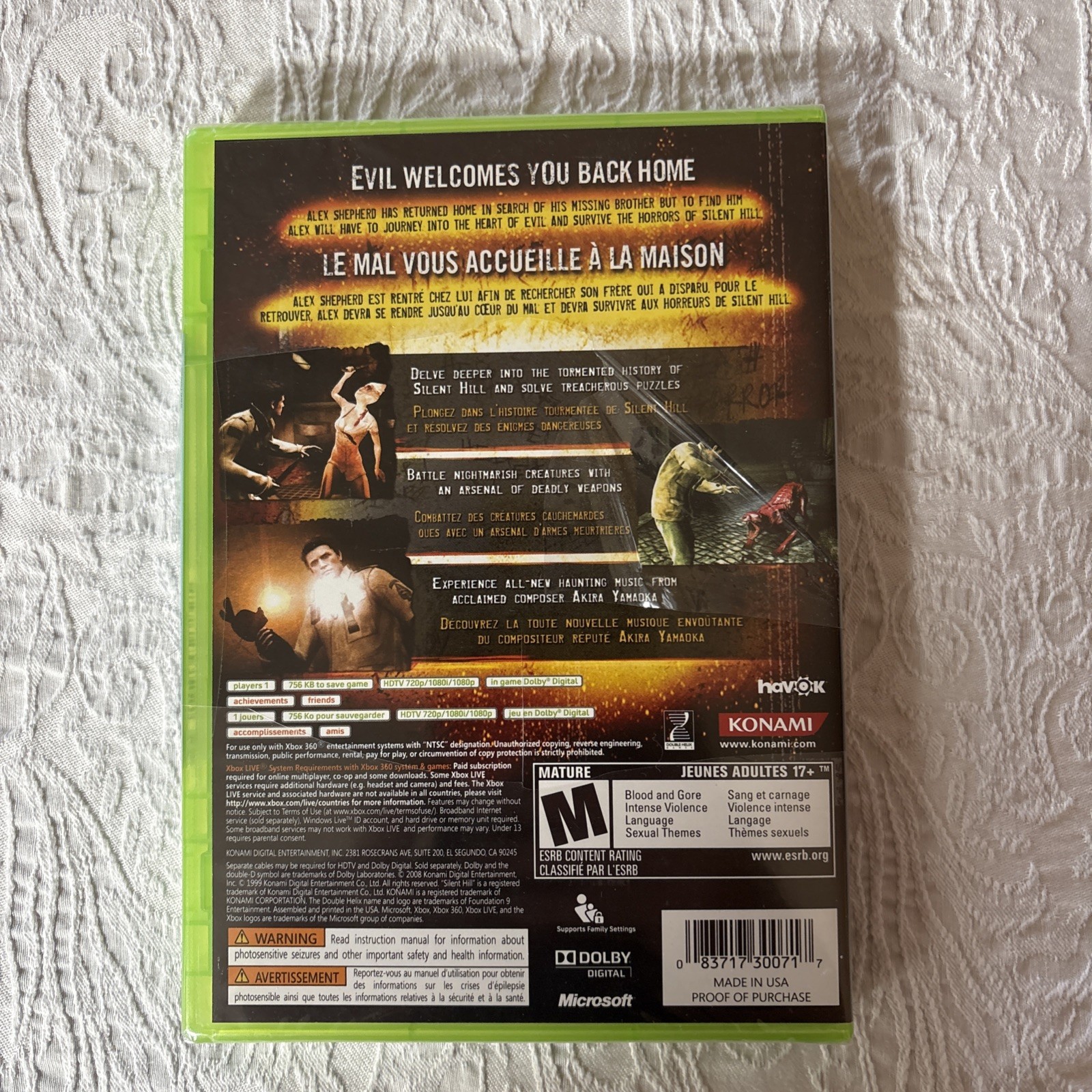 Silent Hill Homecoming -XBOX 360-NEW SEALED See Notes