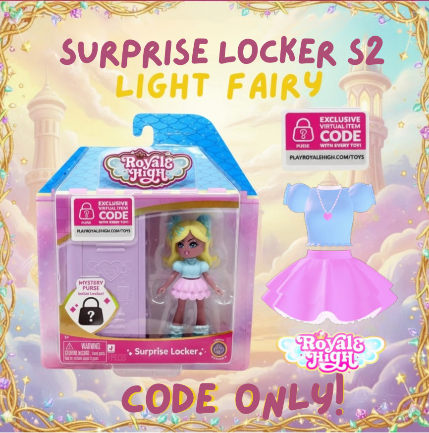 🔆Royale High Surprise Locker Light Fairy S2 CODE ONLY *IMMEDIATE*
